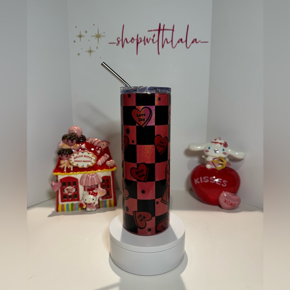 Candy Hearts Tumbler